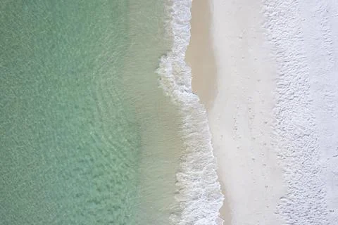Emerald waters beach Foto stock