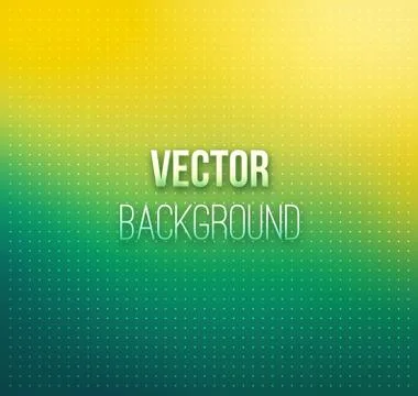 Emerald-yellow color blurred vector background Stock Illustration