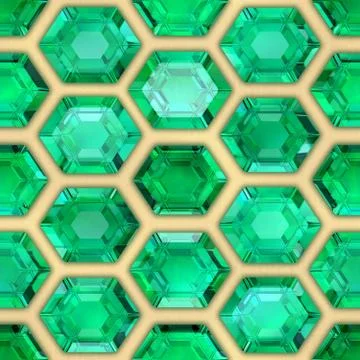Emeralds Stock Illustration