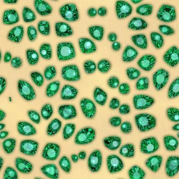 Emeralds Stock Illustration