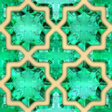 Emeralds Stock Illustration