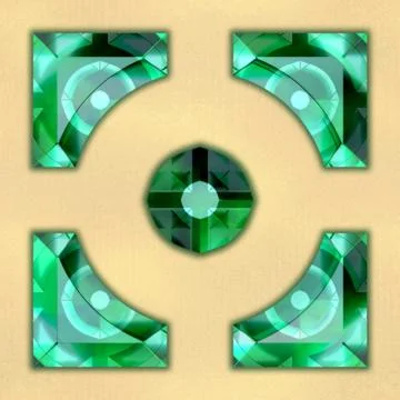 Emeralds Stock Illustration