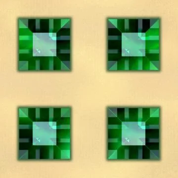Emeralds Stock Illustration