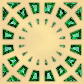 Emeralds Stock Illustration