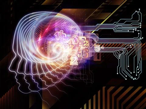 Emergence of Artificial Intelligence Stock Illustration