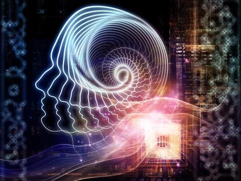 Emergence of Artificial Intelligence 스톡 일러스트