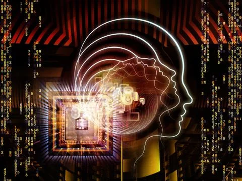 Emergence of Artificial Intelligence Stock Illustration