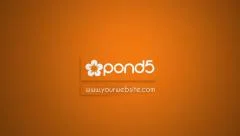The emergence of corporate logo Stock After Effects