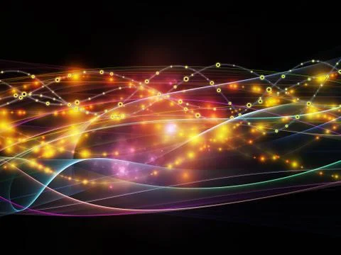 Emergence of Dynamic Network イラスト素材
