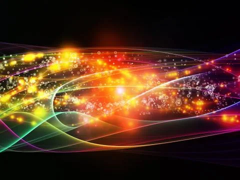 Emergence of Dynamic Network Stock Illustration