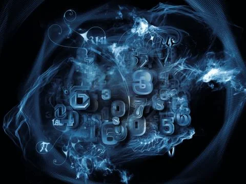 Emergence of Math Visualization Stock Illustration