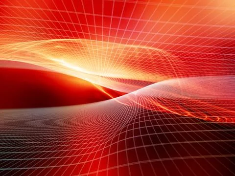 Emergence of the Virtual World Stock Illustration