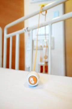 Emergency button for calling nurse Stock Photos