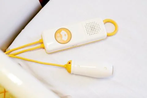 Emergency button for calling nurse Stock Photos