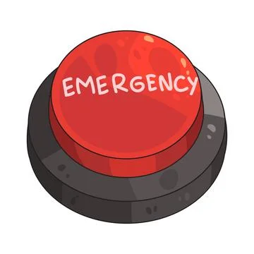 Emergency Button illustration Stock Illustration