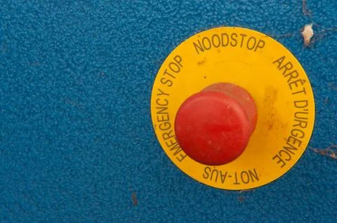 Emergency button Foto stock