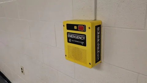 Emergency Call Box Stock Footage 91052752