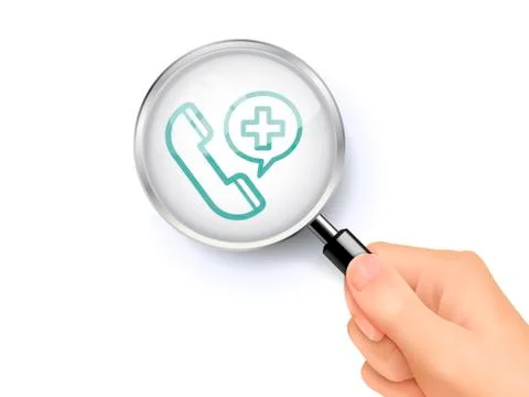 Emergency call icon Illustration