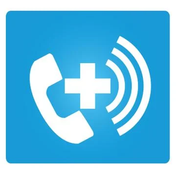 Emergency call Stock Illustration