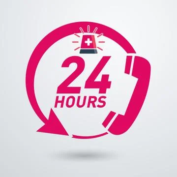 Emergency call Stock Illustration