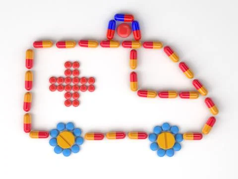 Emergency car icon Stock Illustration