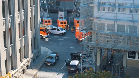 Emergency At Cologne Hostage Taking Stock Footage 96468861