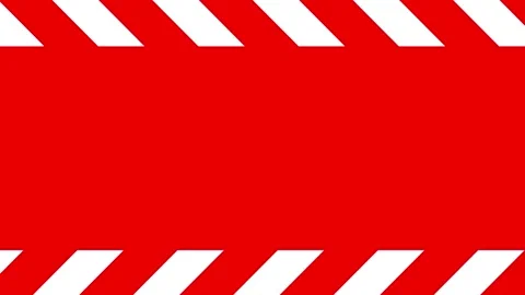 Emergency danger error line animated emergency danger error line sign 4k Stock Footage 277500311
