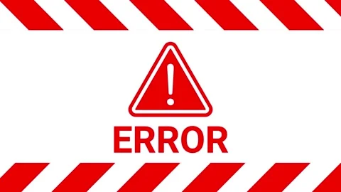 Emergency danger error line animated emergency danger error line sign 4k Stock Footage 277500662