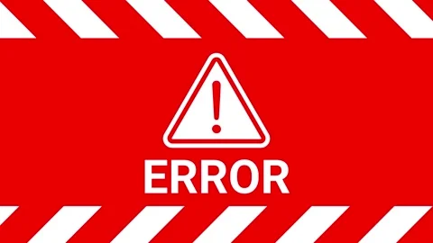 Emergency danger error line animated emergency danger error line sign 4k Stock Footage 277500675