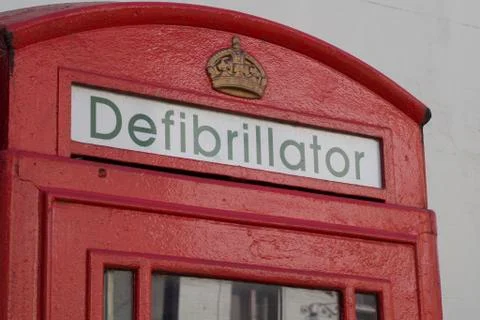 Emergency Defibrillator Foto stock