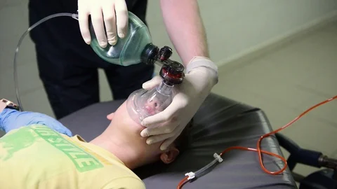 Emergency Department: Doctors, Nurses and Surgeons Move Seriously Injured Stock Footage 101278935