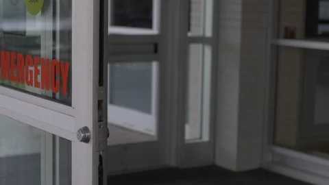 Emergency Door Closing Stock Footage 101645380