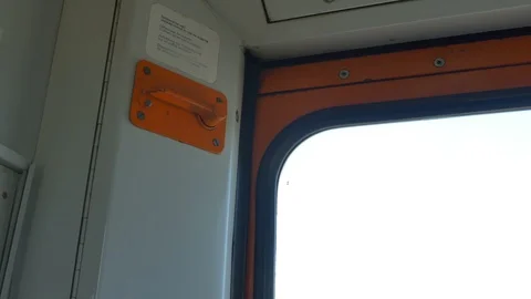 Emergency Door Release Lever Stock Footage 92734574