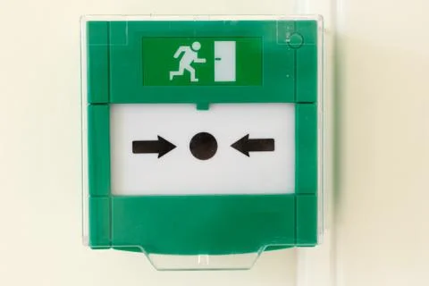 Emergency door release 库存照片