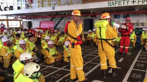 Emergency Evacuation Drill. Stock Footage 82149326