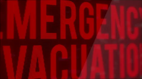 Emergency Evacuation Stock Footage 59747530