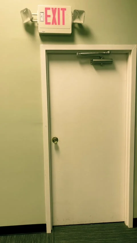 Emergency exit Stock Footage 279520577