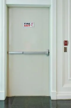 Emergency exit Stock Photos