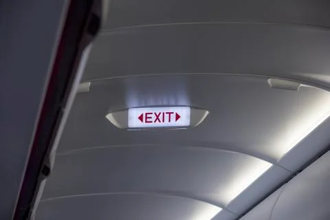 Emergency exit Stock Photos