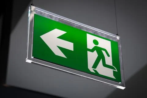 Emergency exit - stock image Stock Photos