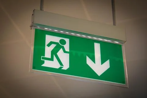 Emergency exit - stock image Stock Photos