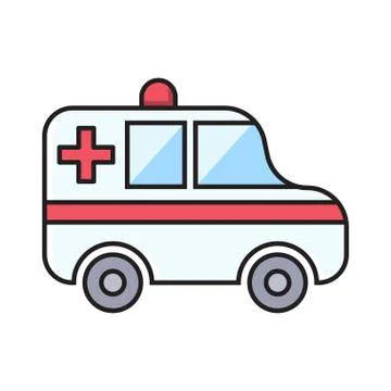 Emergency flat color icon イラスト素材