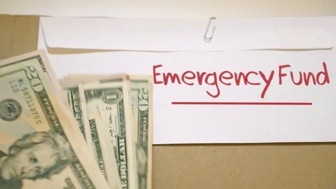 Emergency Fund concept Stock Footage 84211109