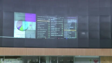 Emergency Headquarters Stock Footage 54807464