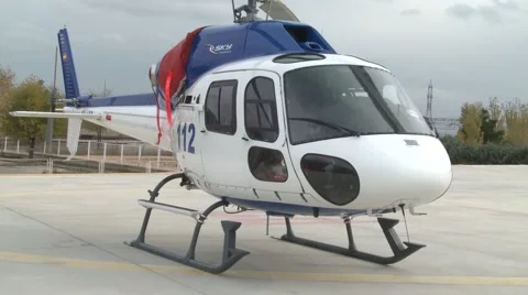 Emergency helicopter Stock Footage 54807661