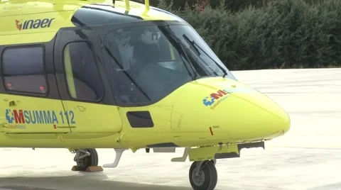 Emergency helicopter Stock Footage 54807706