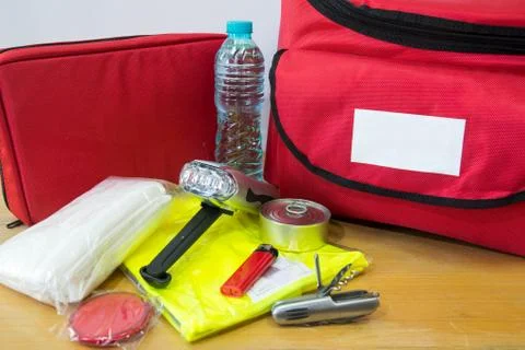 Emergency kit 스톡 사진
