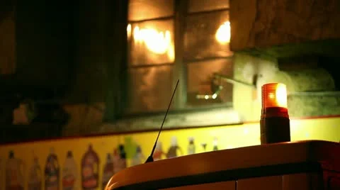 Emergency lamp Stock Footage 12421666