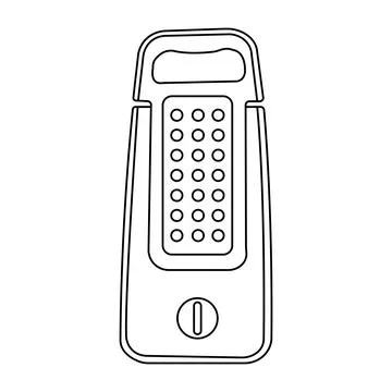 Emergency lamp icon Stock Illustration