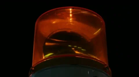 Emergency light flashing Stock Footage 22223445
